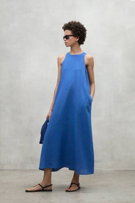 BLUE UKARA DRESS