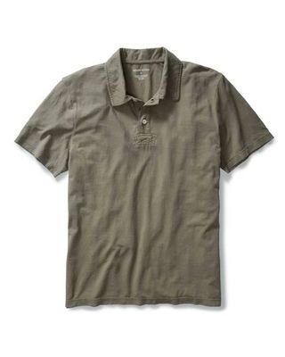 The Cotton Hemp Polo in Olive