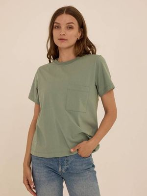 Beth Essential Jersey Pocket Tee