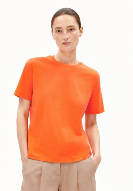 LUALAA T-SHIRT | sunset orange