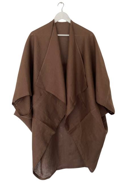 NEW! LINEN Kimono Chocolate Brown