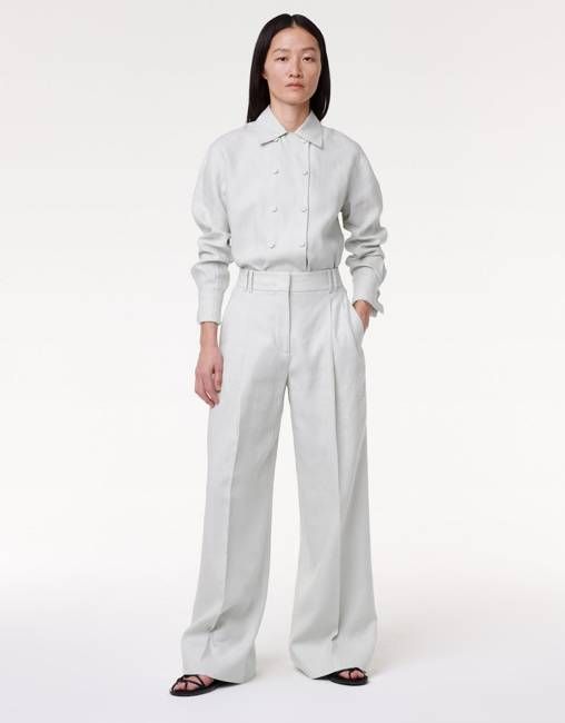 Pleated Trouser | Silt Green