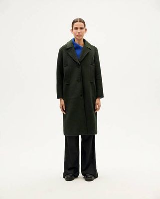 Green wool Rita coat