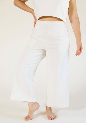 PREORDER: Nin Linen Pant - Ivory