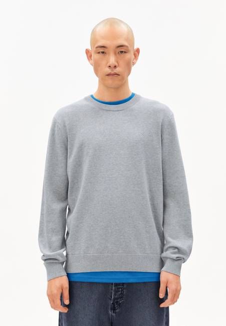 LOUKAA KNIT SWEATER | silver melange