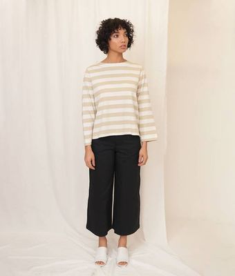 Tracey Organic Cotton Denim Jeans In Black