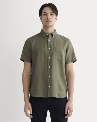 The Classic Short-Sleeve Shirt in Linen | Kalamata