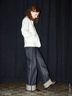 Ada Workwear Jacket Ivory | Nudie Jeans