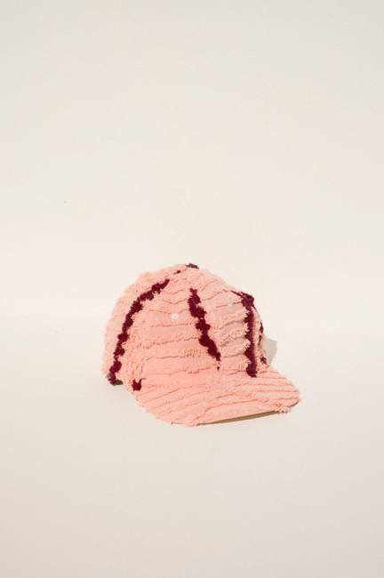 Ball Cap - Pink Chenille #3
