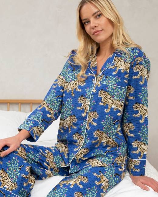 Bagheera - Long PJ Set - Sapphire