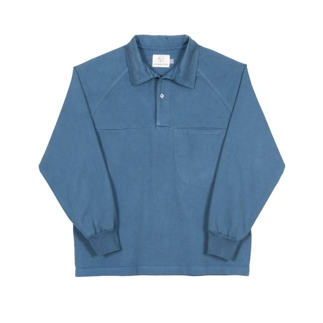 Rugby Raglan - Pale Indigo