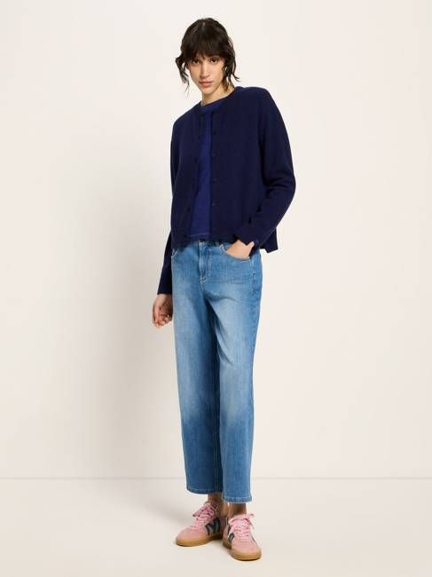 Boxy Strickjacke (GOTS)