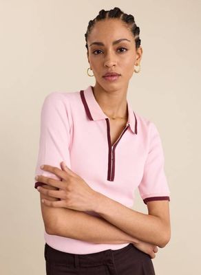 Naomi Top aus Bio-Rippstrick mit Reißverschluss