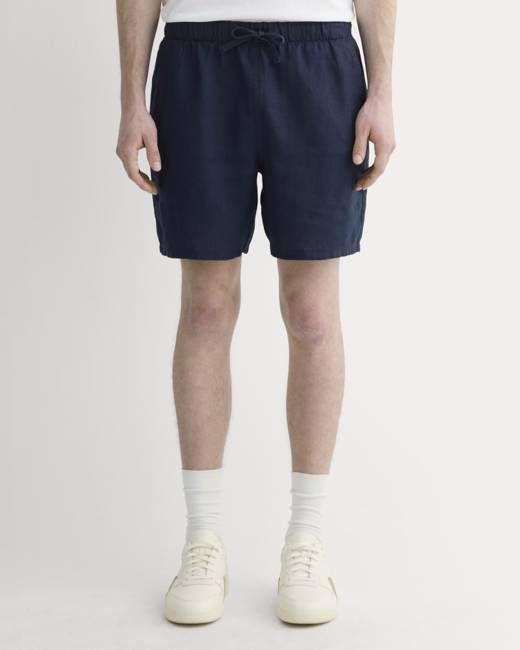 The Linen Easy Short | Navy