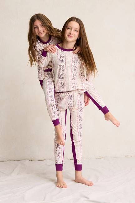 Kids Long Sleeve + Lounge Pant PJ Set