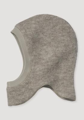 Wool fleece hat made from pure organic merino wool