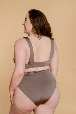 ACAYA BOTTOM Reversible in Arancione & Viola