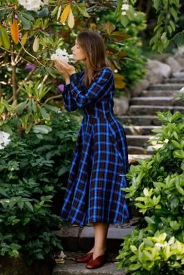 Frida – Linen Dress with Shirt Collar