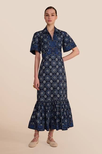 Felicity Navy Floral Dress