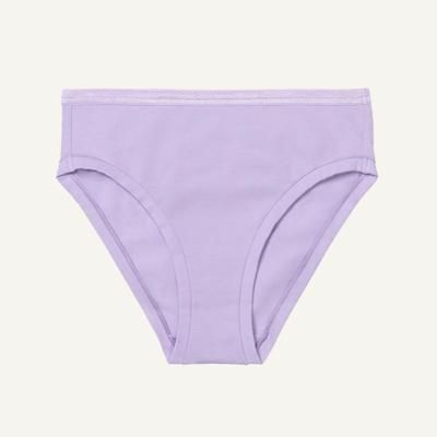 Organic Cotton Mid-Rise Bikini in Petal