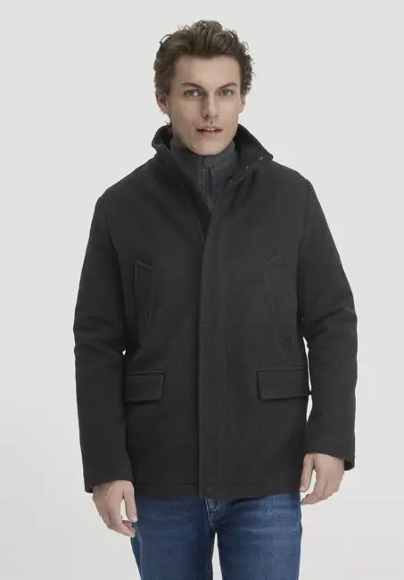 Regular wool jacket made of pure new wool