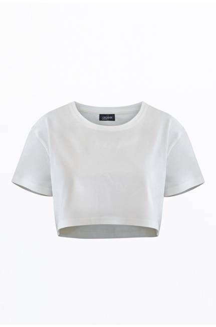 The Organic Boxy Crop - White