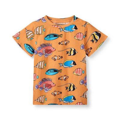 T-shirt with fish