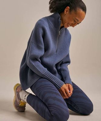 Embrace Zip Neck Knit