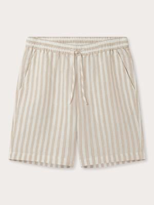 Men's Coconut Stripe Joulter Linen Shorts