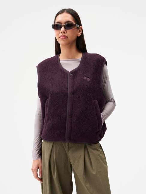 Fleece Vest - Midnight Plum (Female)