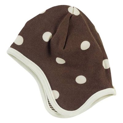 Spotty Bonnet - Brown
