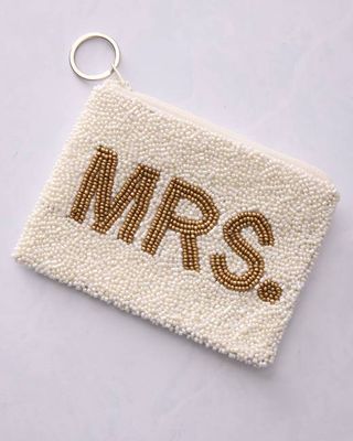 White - Mrs Coin Pouch - Tiana Designs
