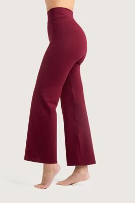 Yogahose Relaxed Fit aubergine (rot)