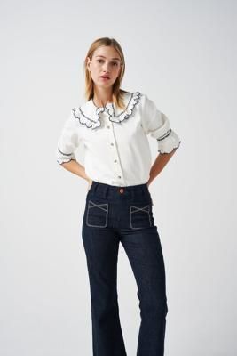 Daisy Blouse in Ecru