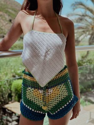 Sun and Chill White Crochet Top - Chillax.co