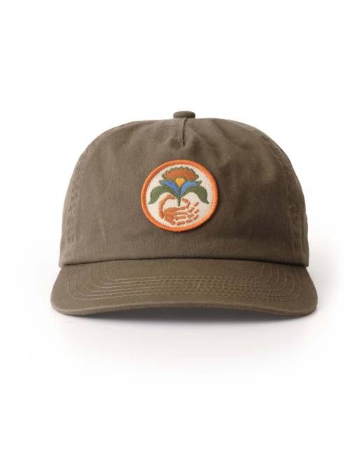 The Mercer Cap in Bud Green Twill