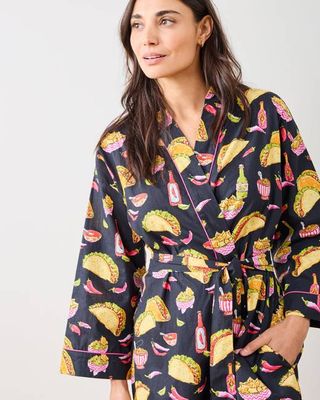 Guac On - Getting Ready Robe - Lava Rock