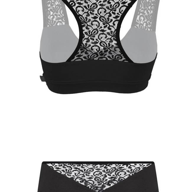 Set Bio-Hipster & Bustier Jondel schwarz - kaufen