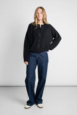 Boxy Cardigan schwarz