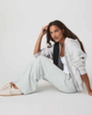 Villa Everyday Wideleg – Storm Blue Lightweight Pants – Pants – Vuori