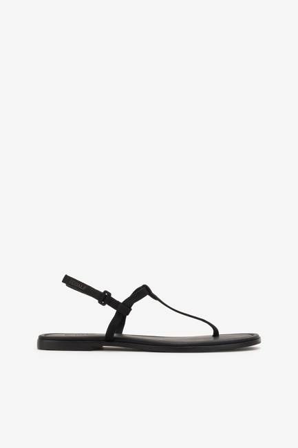 BLACK ROMA SANDALS