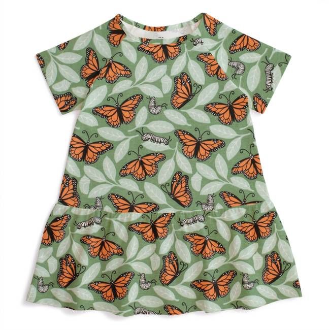 Milwaukee Dress - Monarchs Dark Green
