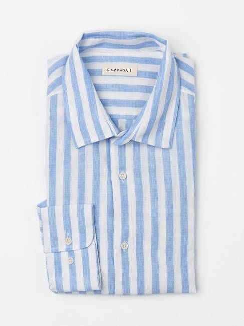 Linen Shirt Ascona Blue