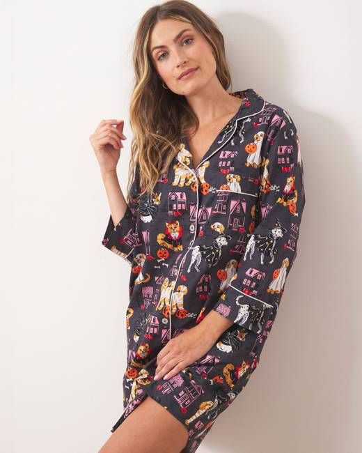 Howloween Night - Sleep Shirt - Moon Rock