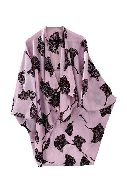 NEW! Peace Silk Kimono Ginko