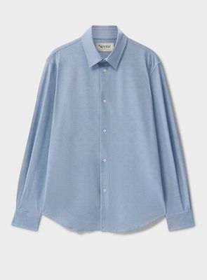 Comfort Sky Twill Louche Oversized Shirt