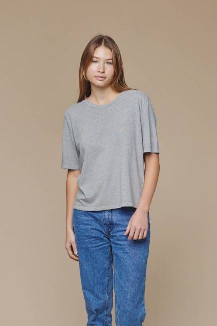Heathered Silverlake Cropped Tee
