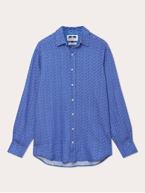 Men's Waves Abaco Linen Shirt