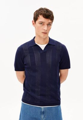 BAUMWOLL-STRICKPOLOSHIRT