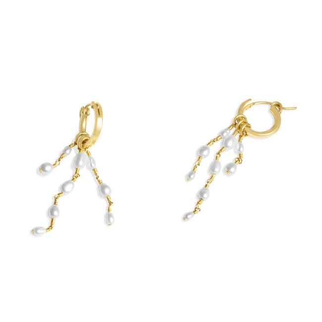 Celeste Pearl Chandelier Earrings